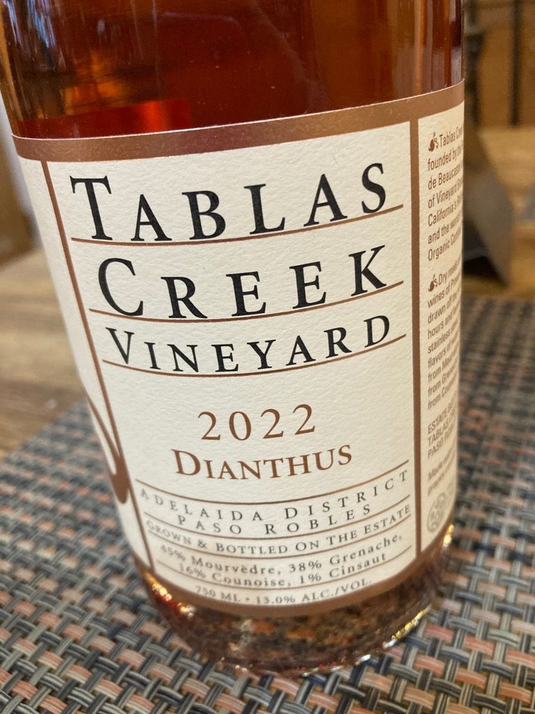 2022 Tablas Creek Dianthus, USA, California, Central Coast, Paso Robles