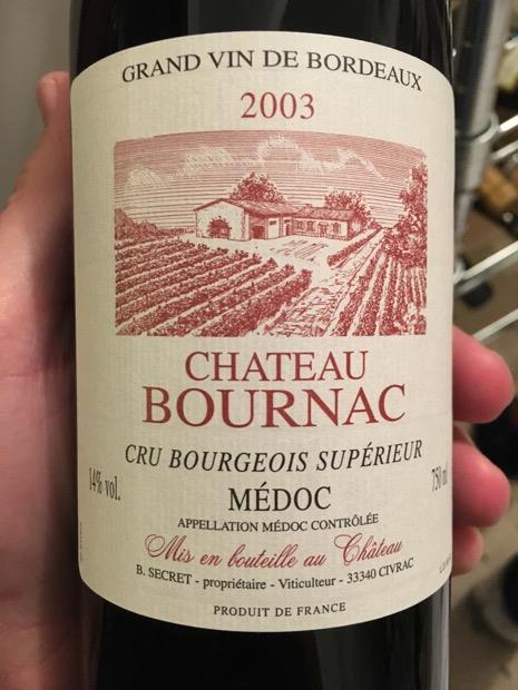 Château Bournac - 2018 - Médoc Cru Bourgeois 