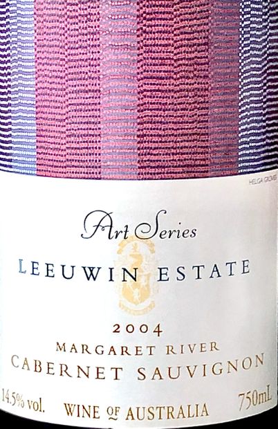 2004 Leeuwin Estate Cabernet Sauvignon Art Series