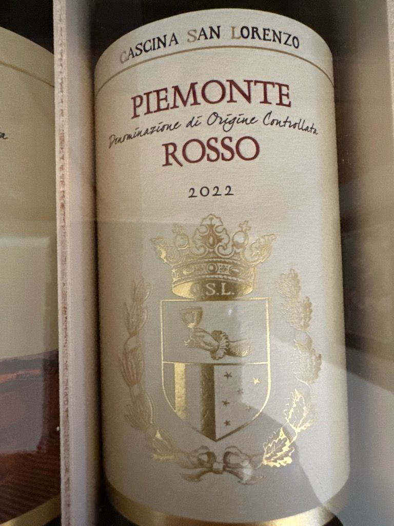 2022 Cascina San Lorenzo Piemonte Rosso, Italy, Piedmont, Piemonte DOC