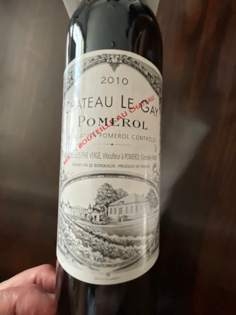 2010 Château Le Gay Pomerol - CellarTracker