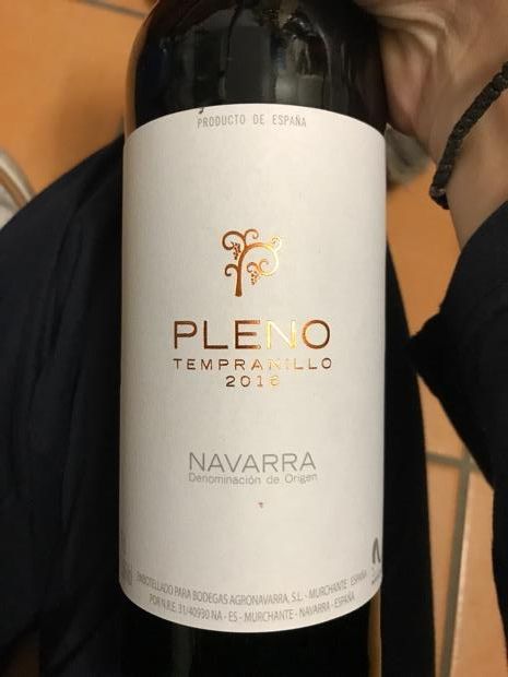 2016 Bodegas Agronavarra Navarra Pleno, Spain, Navarra - CellarTracker