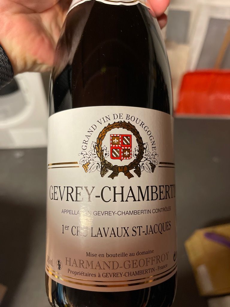 2018 Domaine Harmand-Geoffroy Gevrey-Chambertin 1er Cru Lavaux St