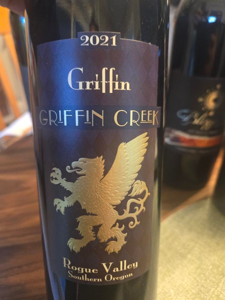 2021 Griffin Creek Griffin, USA, Oregon, Southern Oregon, Rogue Valley CellarTracker