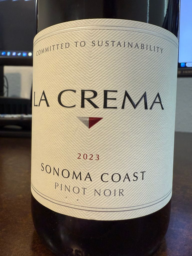 2023 La Crema Pinot Noir Sonoma Coast, USA, California, Sonoma County ...