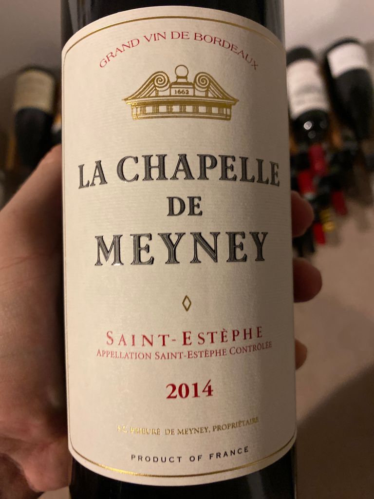 2014 Château Meyney La Chapelle de Meyney - CellarTracker