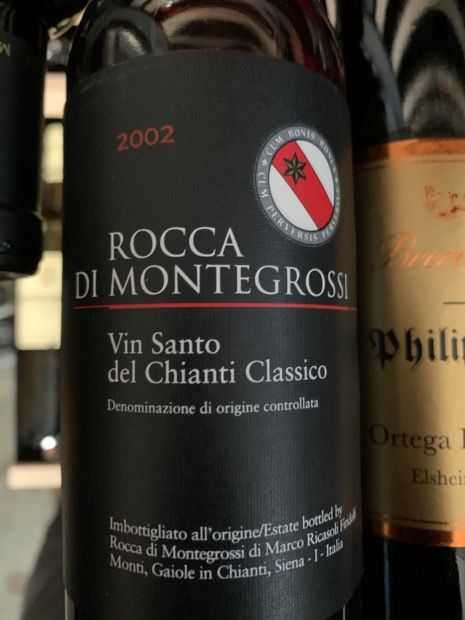 2002 Rocca di Montegrossi Vin Santo del Chianti Classico, Italy ...