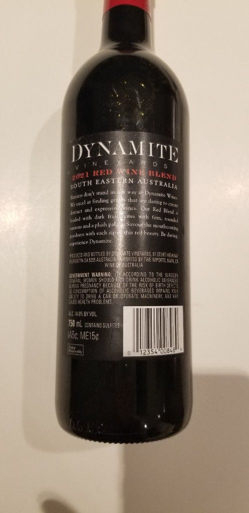 Dynamite vineyards clearance