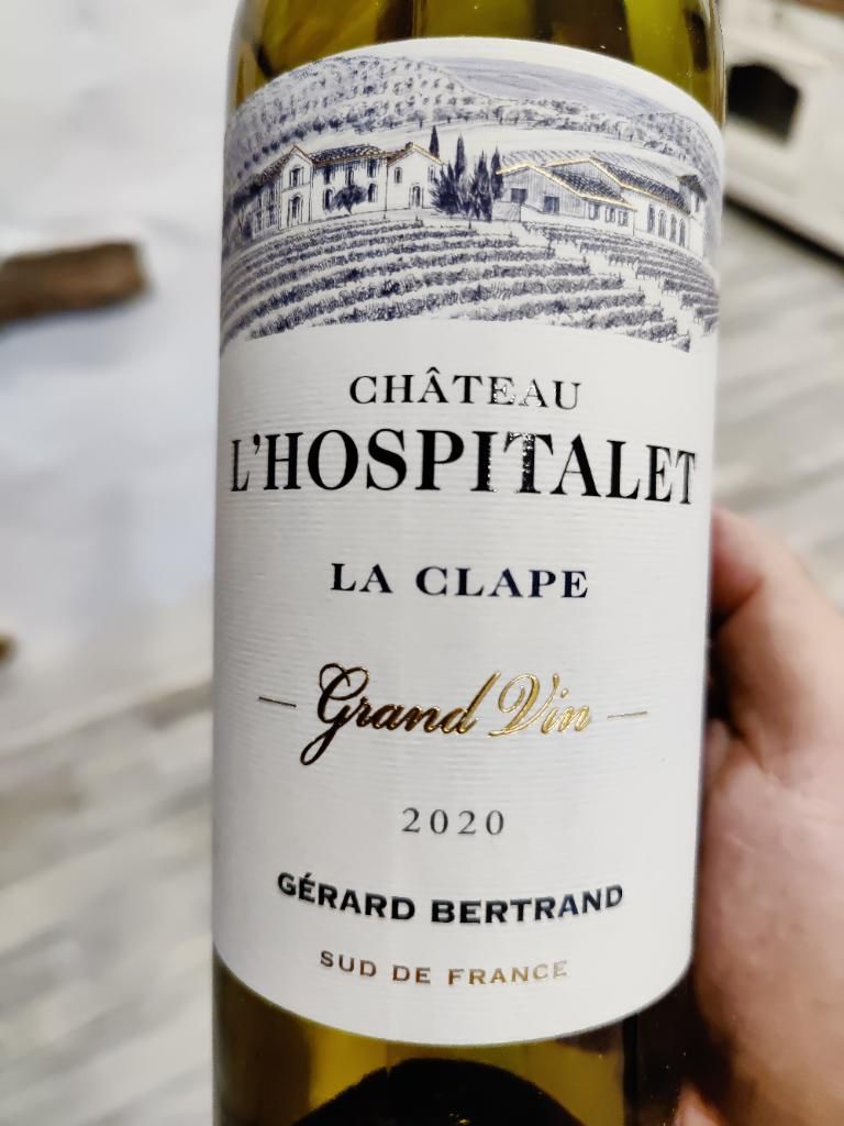 Château L'Hospitalet Grand Vin Blanc 2020 Gérard Bertrand – Gérard Bertrand