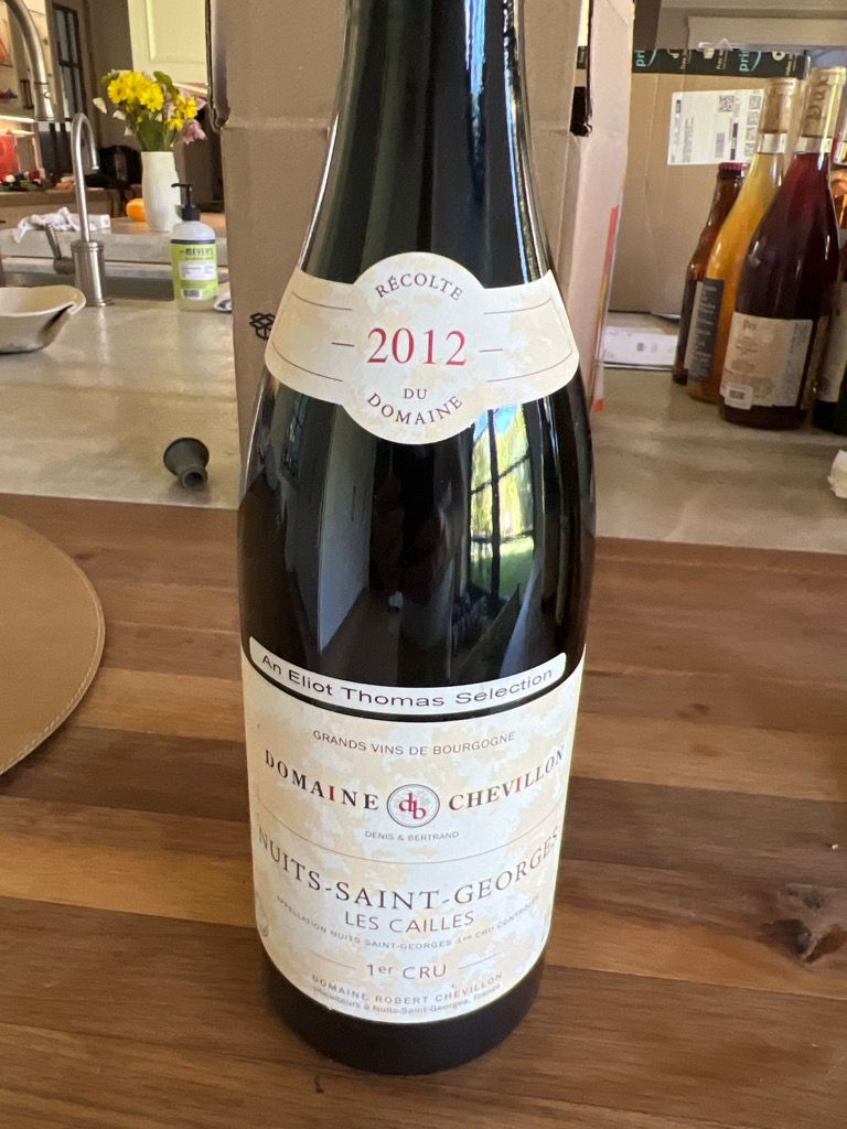 2012 Domaine Robert Chevillon Nuits St. Georges 1er Cru Les
