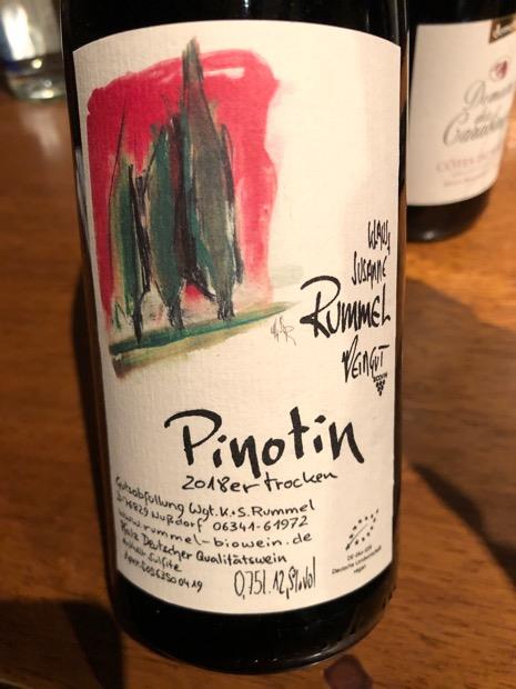 18 Klaus Und Susanne Rummel Pinotin Trocken Germany Pfalz Cellartracker