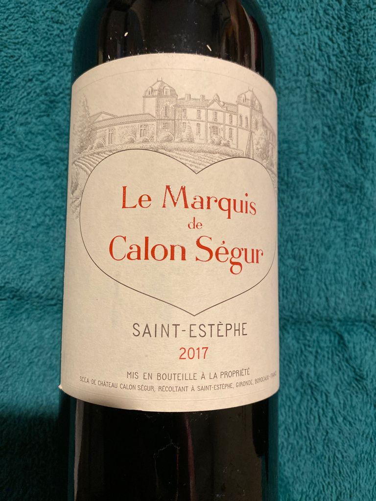 1985 Château Calon-Ségur Le Marquis de Calon Ségur - CellarTracker
