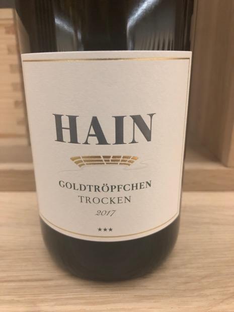 2017 Weingut Hain Piesporter Goldtröpfchen Riesling *** Trocken ...