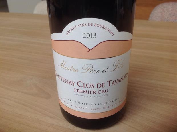 2015 Mestre Père Et Fils Santenay 1er Cru Clos De Tavannes, France ...