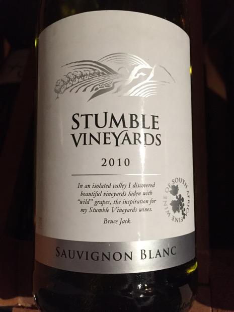 2011 Flagstone Sauvignon Blanc Stumble Vineyards, South Africa, Western ...