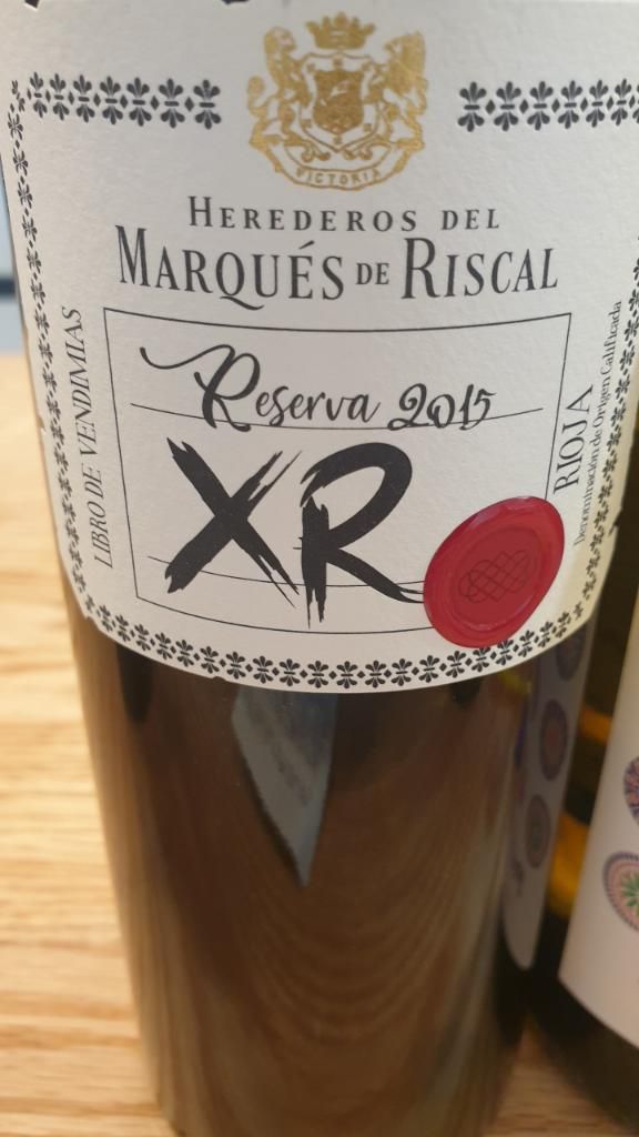 2015 Marqués de Riscal Rioja Reserva XR, Spain, La Rioja, La Rioja Alavesa, Rioja CellarTracker