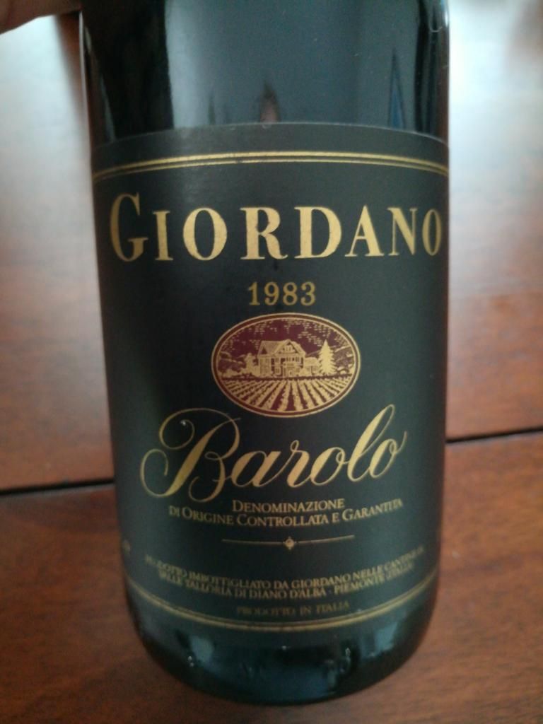 1983 Giordano Barolo - CellarTracker