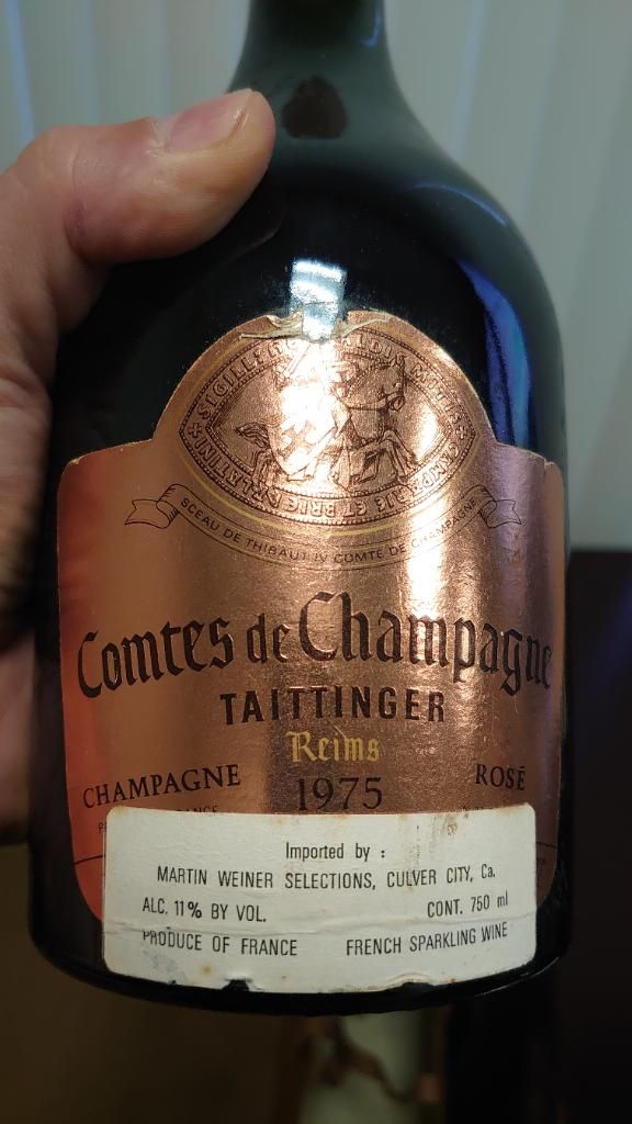 1976 Taittinger Champagne Comtes de Champagne Rosé Brut