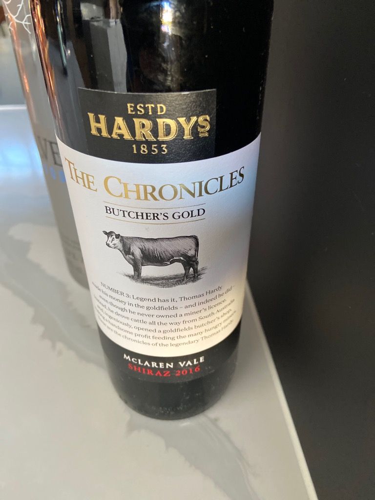 2012 Hardys Shiraz The Chronicles Butcher's Gold, Australia, South