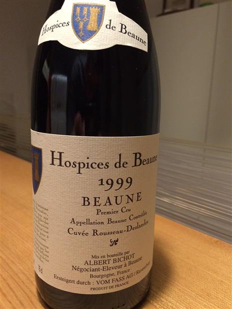 1999 Hospices de Beaune Beaune 1er Cru Cuvée Rousseau Deslandes