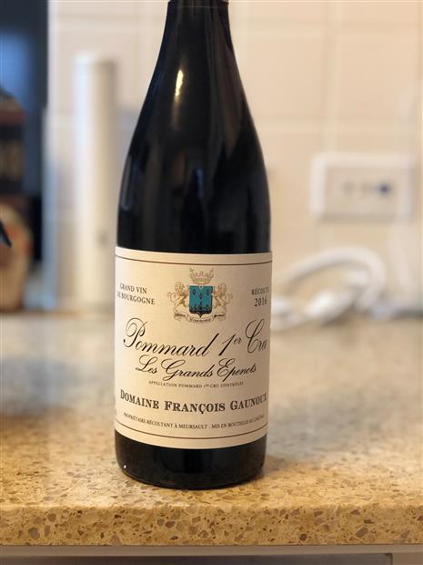 2016 François Gaunoux Pommard 1er Cru Les Grands Épenots