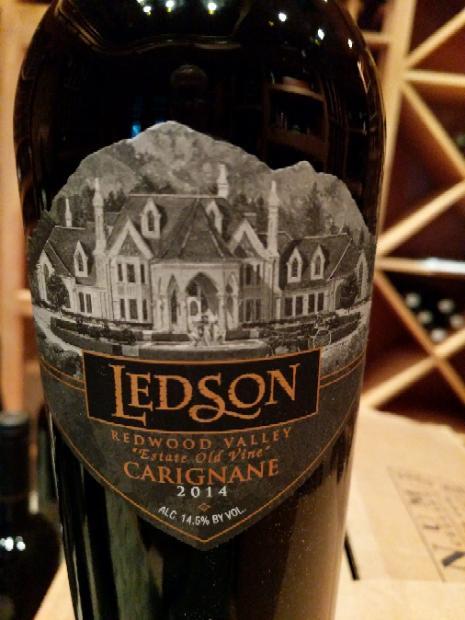 2014 Ledson Carignane Estate Old Vine Usa California North Coast Redwood Valley Cellartracker