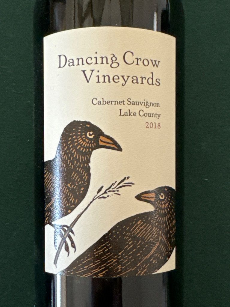 2018 Dancing Crow Vineyards Cabernet Sauvignon, USA, California, North ...