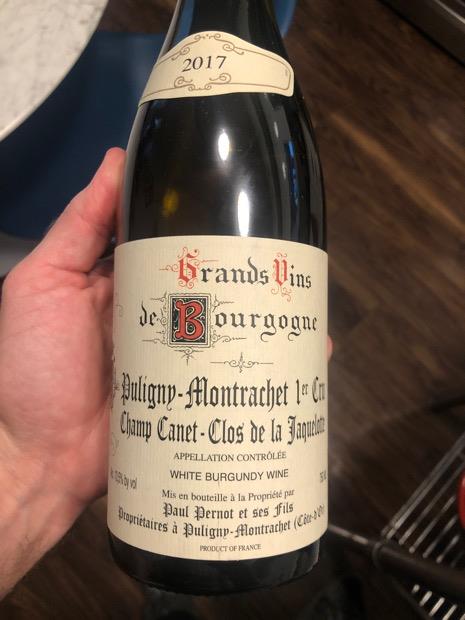 2017 Paul Pernot et ses Fils Puligny-Montrachet 1er Cru Champs