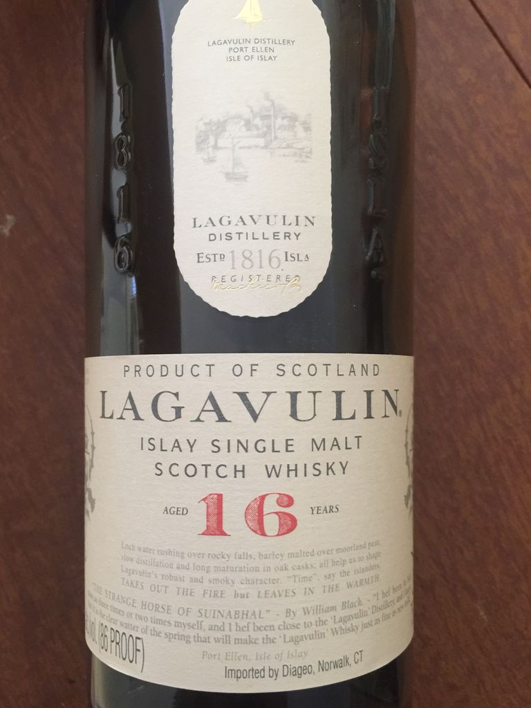 LAGAVULIN 16 years Islay Single Malt Scotch Whisky
