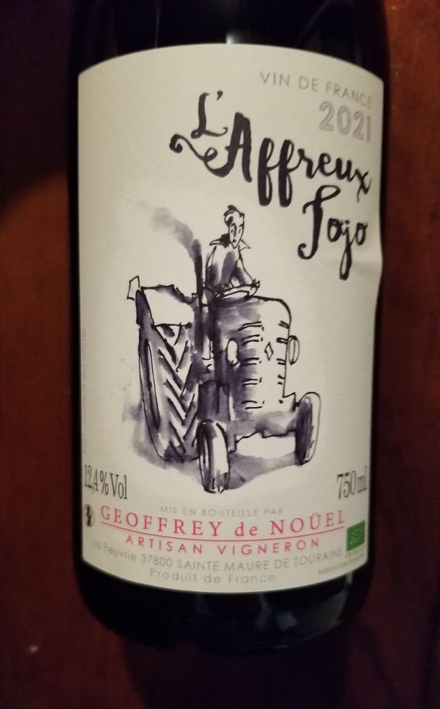 早割シーズン券 2021 Jojo L'Affreux Franc Cabernet Noüel de Geoffrey ワイン