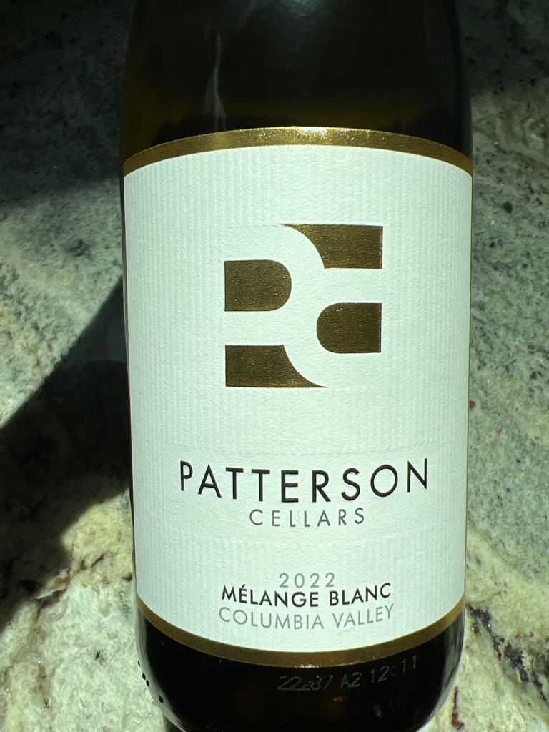 2022 Patterson Cellars Mélange Blanc, USA, Washington, Columbia Valley