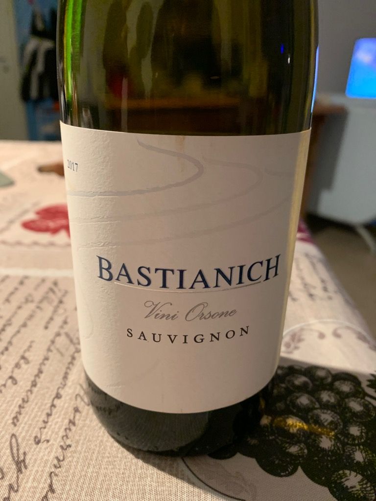 2017 Bastianich Friuli Colli Orientali Sauvignon Vini Orsone, Italy ...