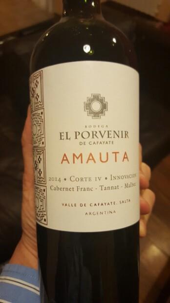 2014 Bodega El Porvenir de Cafayate Amauta Corte IV Innovacion ...