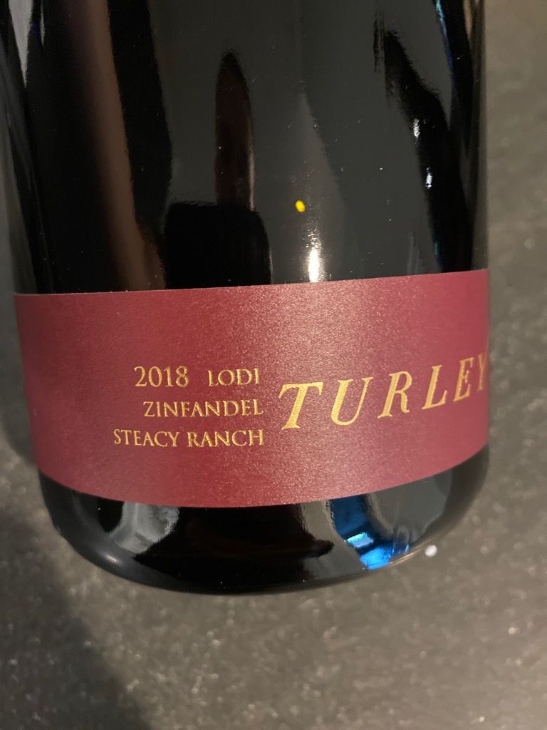 2018 Turley Zinfandel Steacy Ranch, USA, California, Central Valley