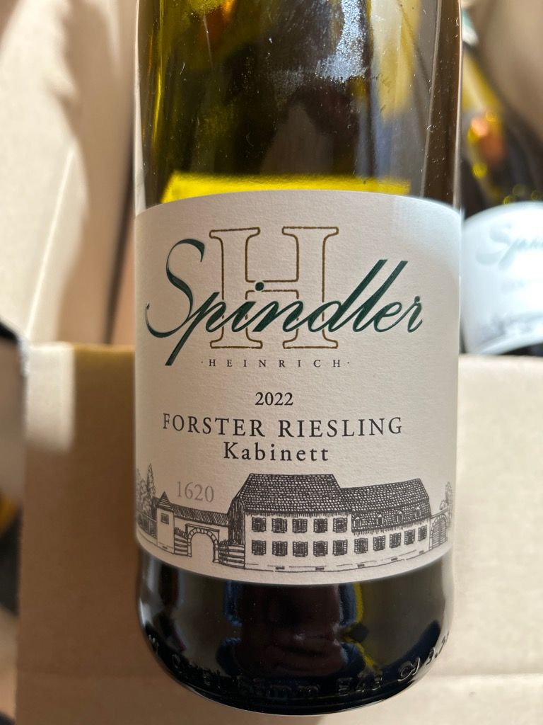 2024 Heinrich Spindler Forster Riesling Kabinett, Germany, Pfalz ...