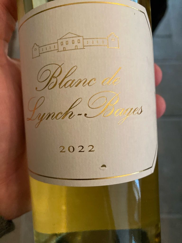 2022 Château Lynch-Bages Blanc de Lynch-Bages - CellarTracker