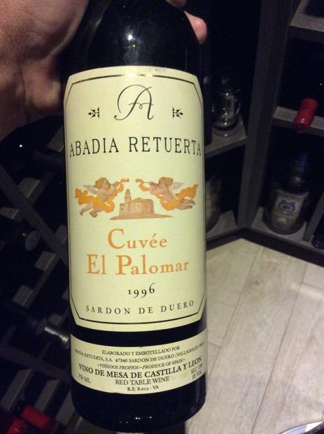 1996 Abadia Retuerta Vino de la Tierra de Castilla y León Cuvée El