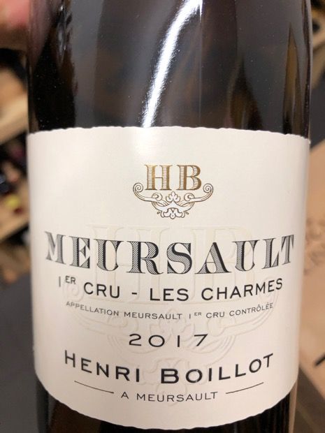 2017 Henri Boillot Meursault 1er Cru Les Charmes - CellarTracker