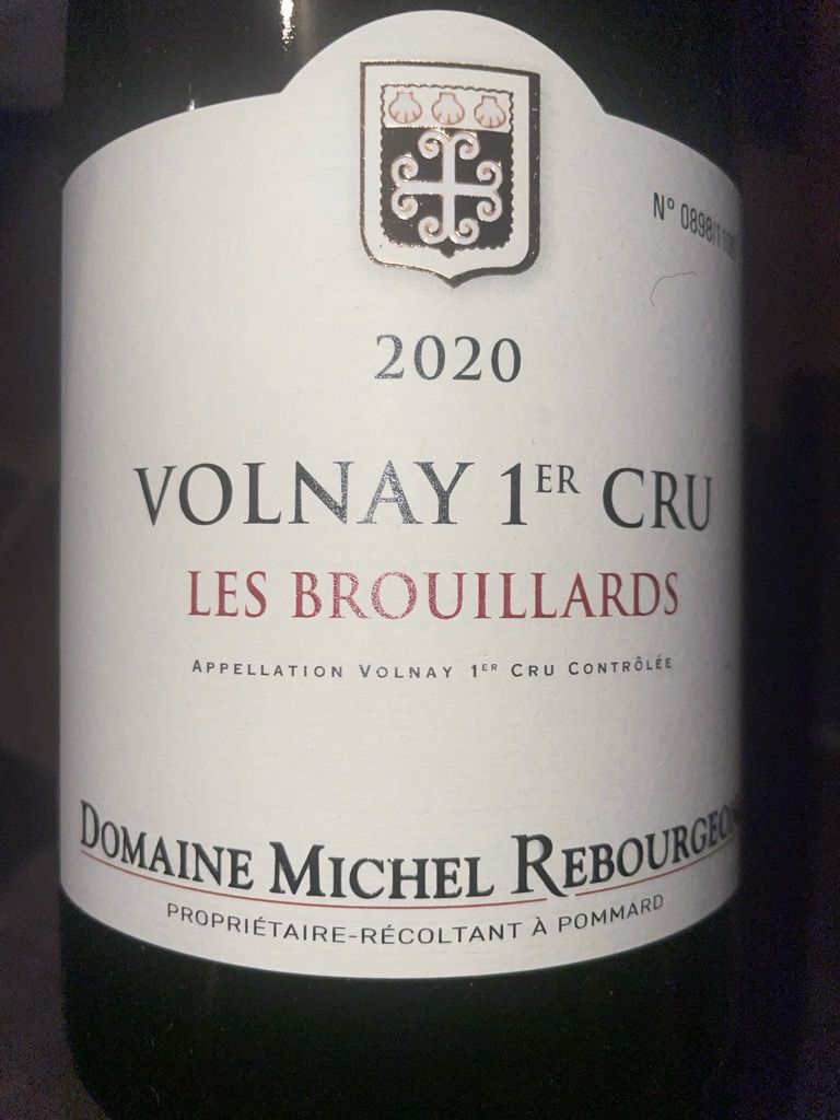 ヴォルネイ 1er Cru les Brouillards 2019 2019 Michel Rebourgeon Volnay 1er Cru Les Brouillards