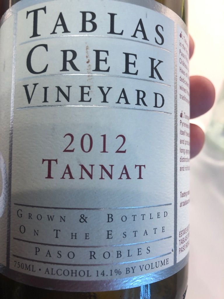 2012 Tablas Creek Syrah, USA, California, Central Coast, Paso Robles