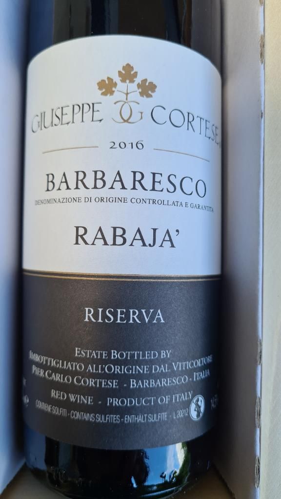 1996 Giuseppe Cortese Barbaresco Riserva Rabajà - CellarTracker