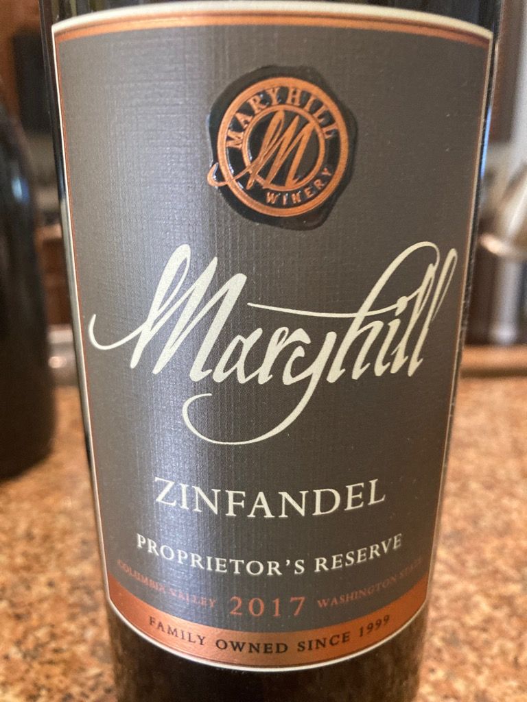 2017 Maryhill Zinfandel Proprietor's Reserve, USA, Washington, Columbia