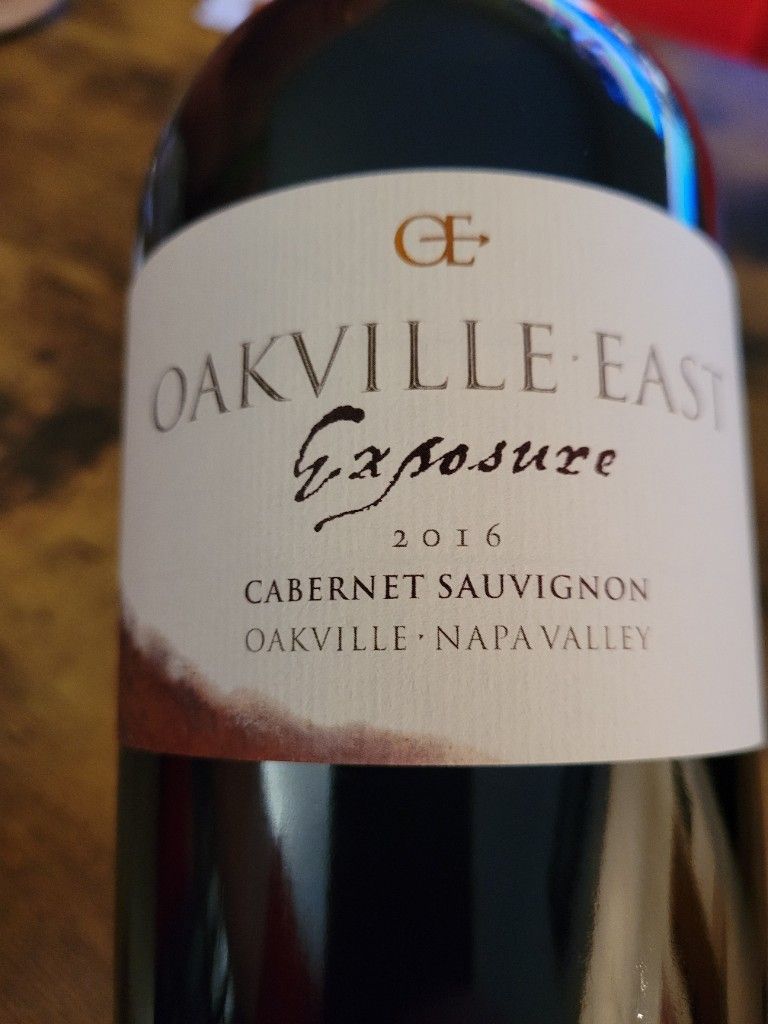 2016 Oakville East Cabernet Sauvignon Exposure - CellarTracker