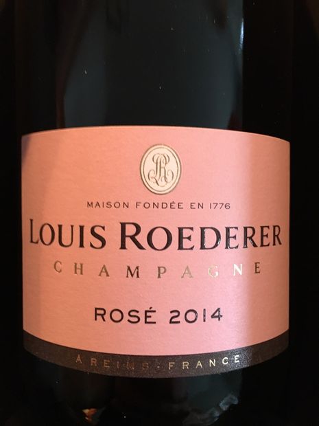 2014 Louis Roederer Champagne Vintage Brut Rosé, France, Champagne 