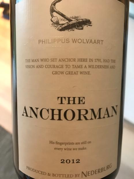 2012 Nederburg Chenin Blanc The Anchorman South Africa