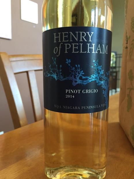 Henry of pelham Pinot Grigio vqa 750ml (779376450619)