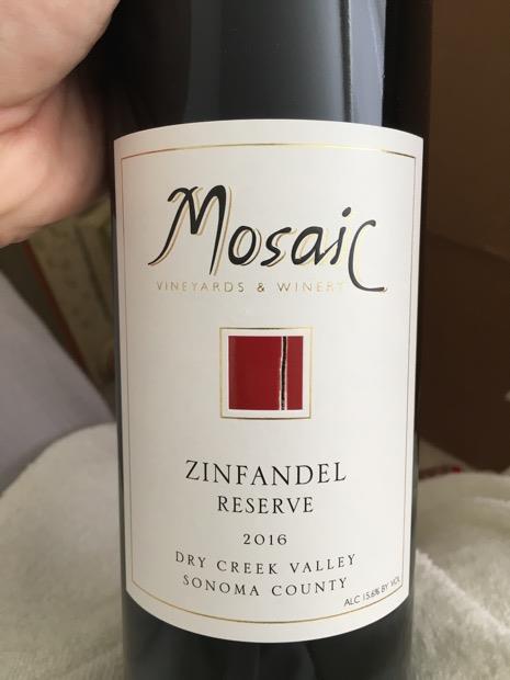 Mosaic Zinfandel russian river glass 750ml (729097241324)