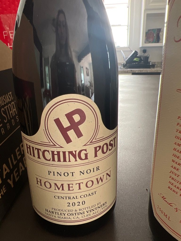 2020 HartleyOstini Hitching Post Pinot Noir Hometown, USA, California