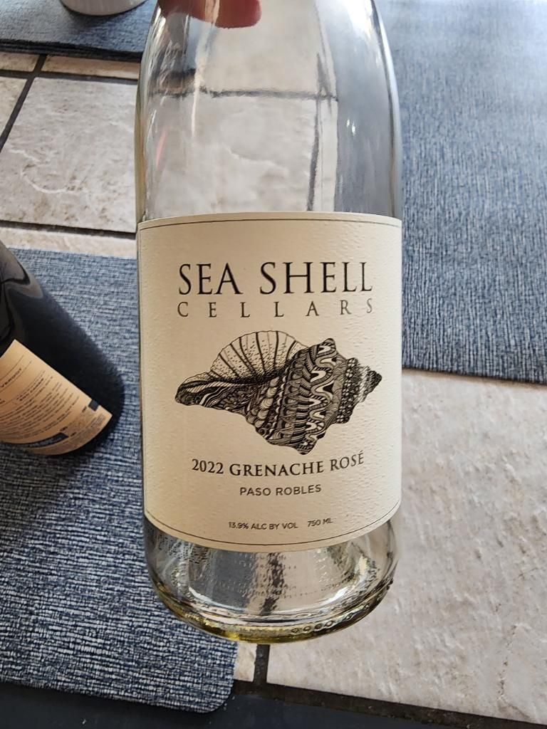 Shell Cellars 2024 Sea Shell Cellars Grenache Rosé, USA, California, Central Coast ...