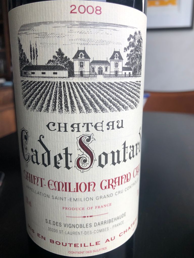 2008 Château Cadet Soutard - CellarTracker 2008 Château Cadet Soutard - CellarTracker
